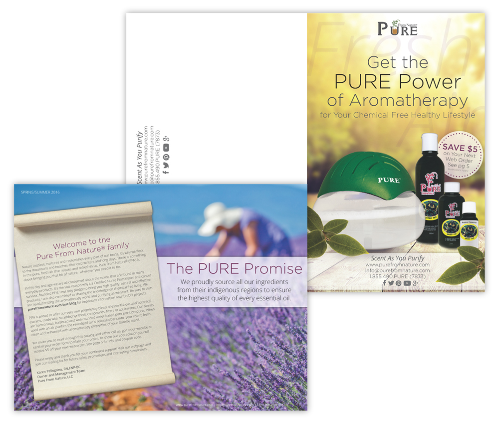 Pure from nature sample catalogue